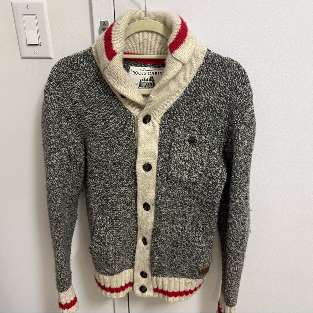 Roots Cabin Canada Cardigan Sweater